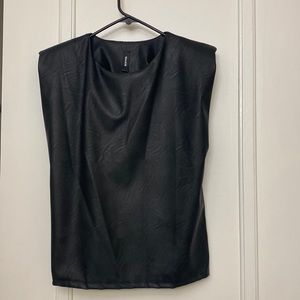Vegan Leather Muscle Tank
